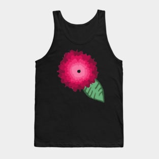 Pink ombré flower Tank Top